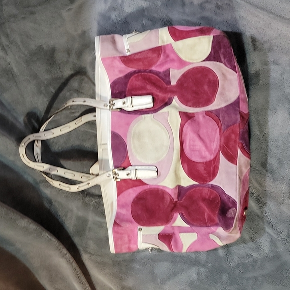 Handbags - Rare Coach Suede Handbag